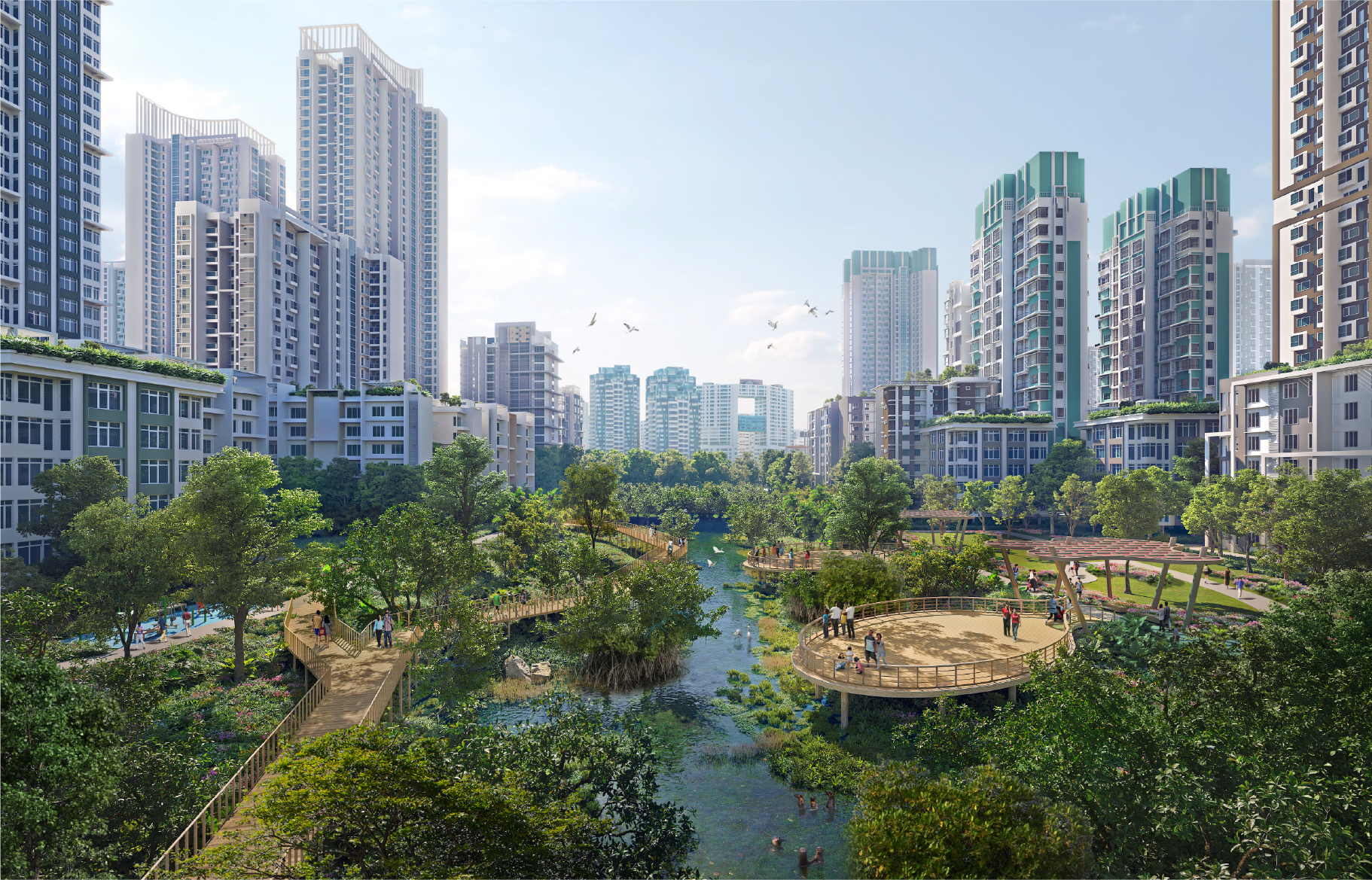 Future housing at the former Keppel Golf Course